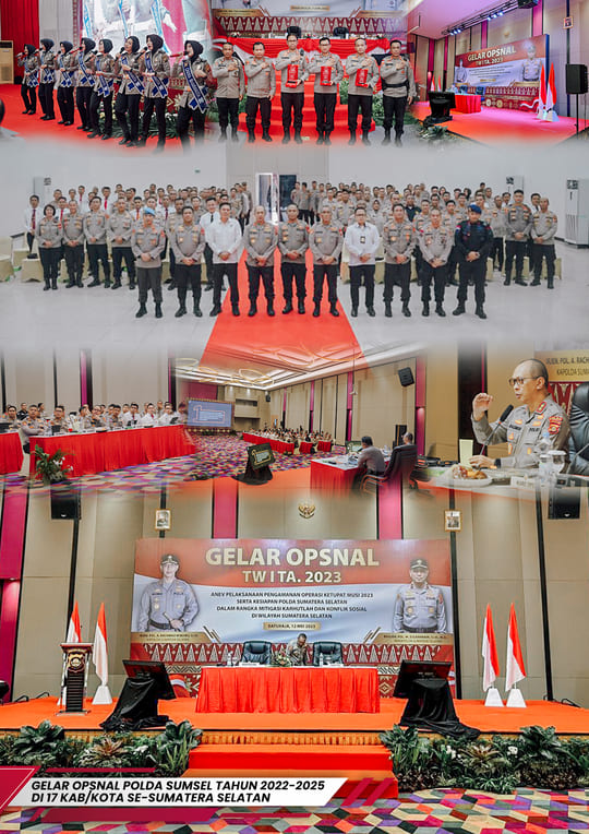 Gelar Opsnal Polda Sumsel 2022-2025 Gelar Opsnal Polda Sumsel 2022-2025